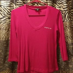 Bebe red top size L